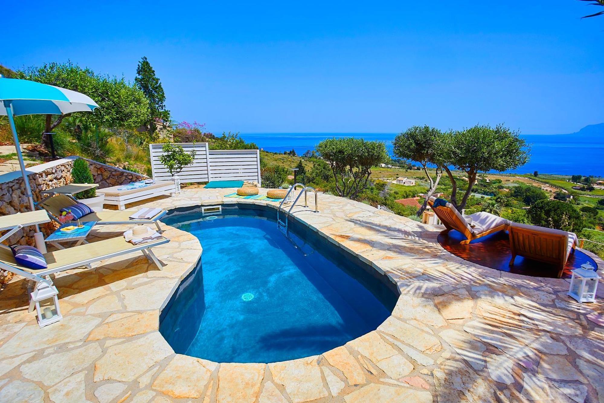 Villa Brezza Marina - Scopello-Villas Scopello  Exteriör bild